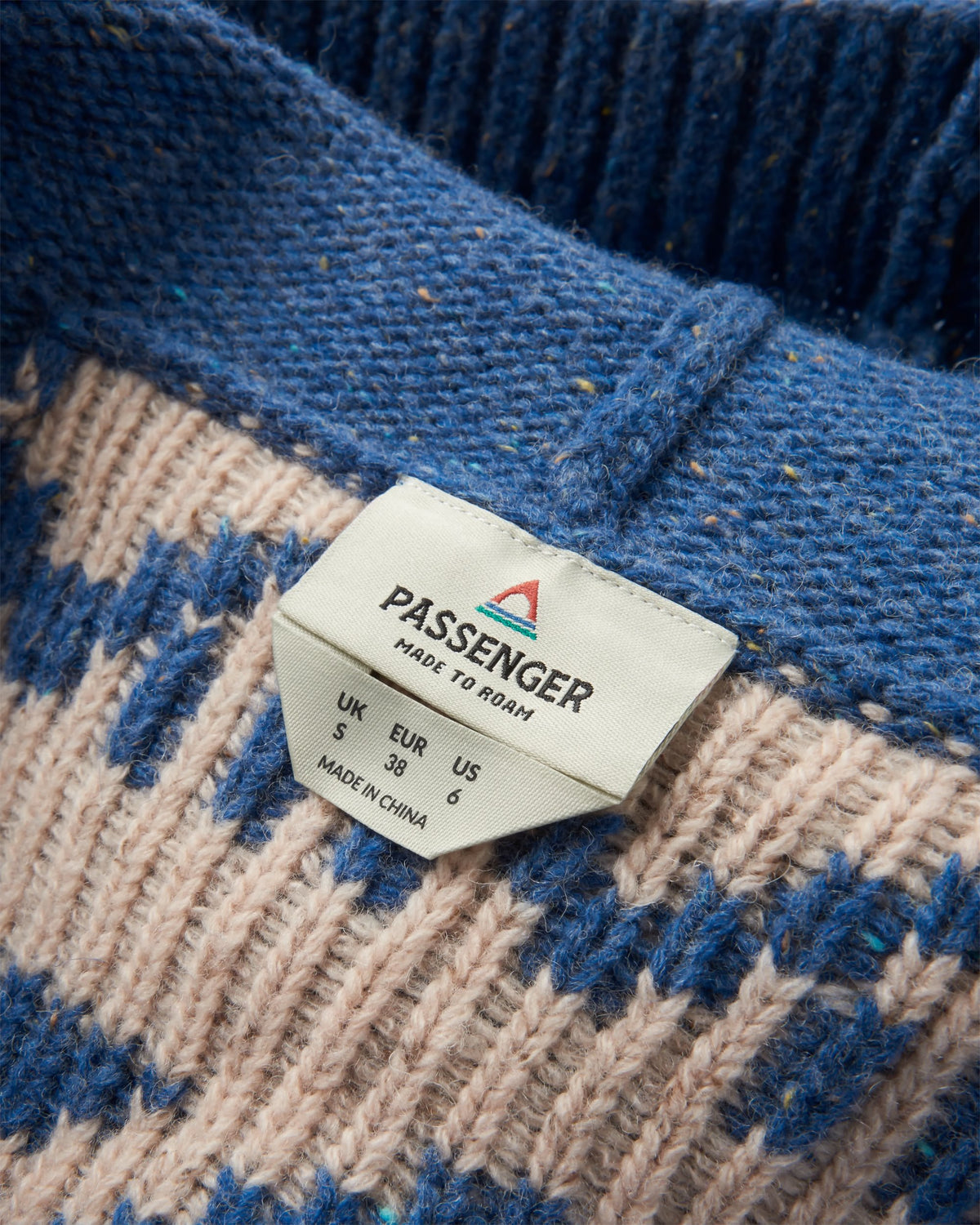 Snoozle Knitted Hooded Cardigan - Rich Nav - Flatlay