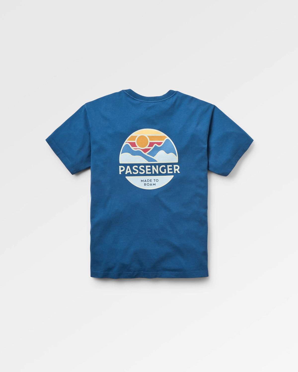 Laidback Relaxed Fit T-Shirt - Dark Denim - Flatlay
