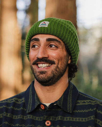 Beechwood Fleece Lined Beanie - Khaki - Lifestyle - Male