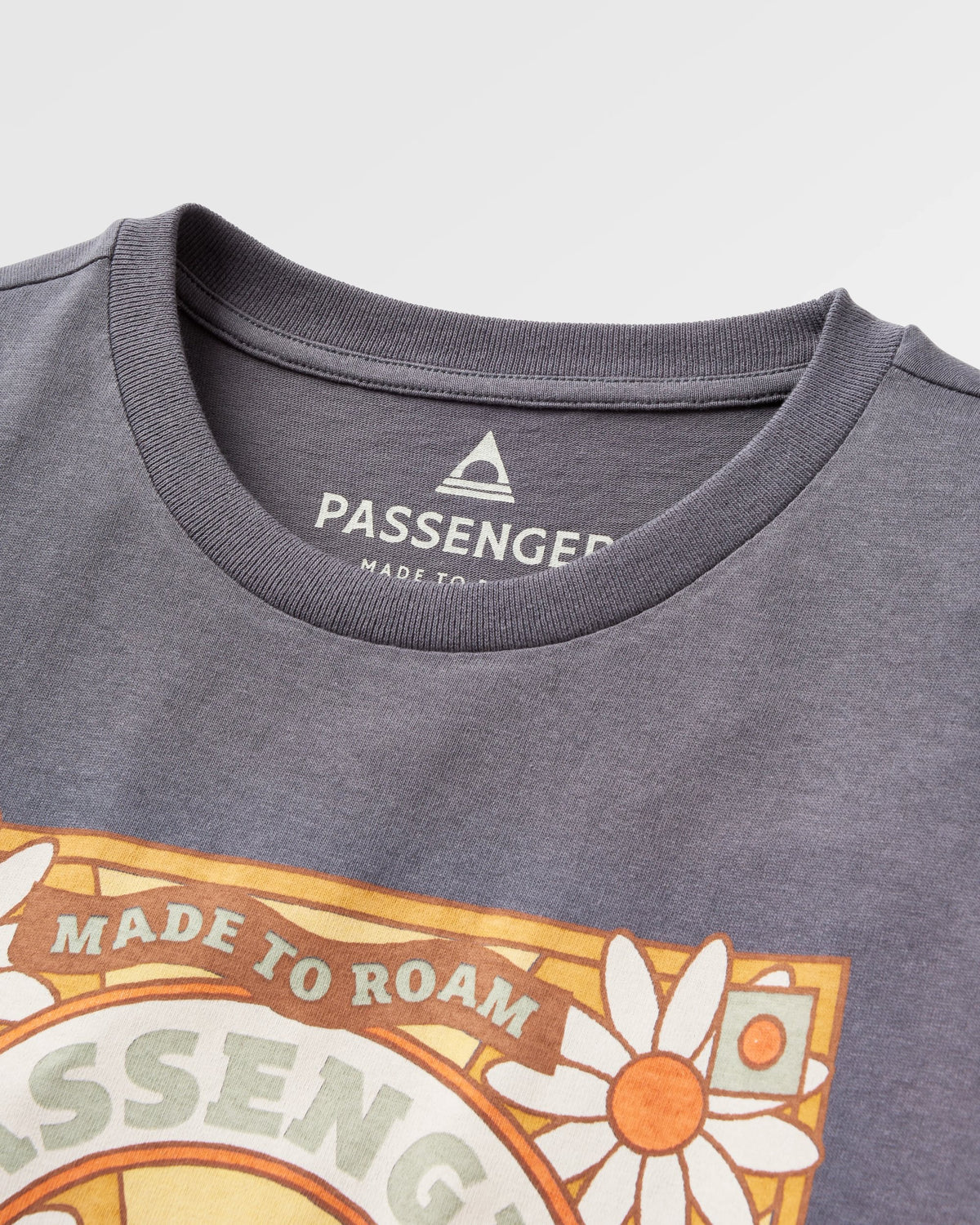 Seasonal Oversized T-Shirt - Charcoal - Flatlay