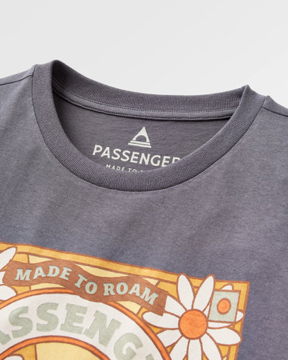 Seasonal Oversized T-Shirt - Charcoal - Flatlay
