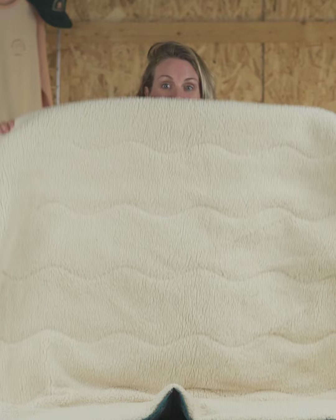 Cabin Sherpa Blanket - Cornflower - 