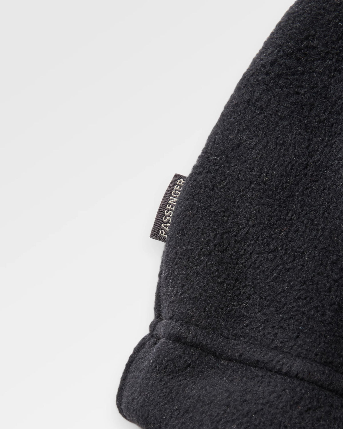 Alexander Hooded Polartec® Fleece - Black - Flatlay