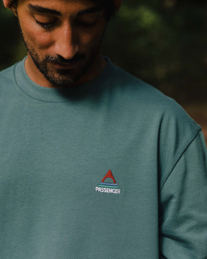 Vita Cotton Relaxed Fit LS T-Shirt - Deep Ocean - Lifestyle