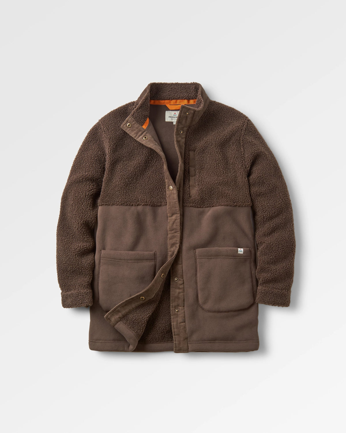 Nash Fleece - Coffee - Flatlay