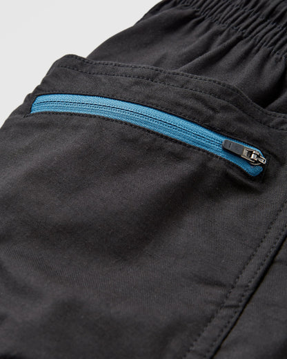Basswood Cotton Short - Black - Flatlay