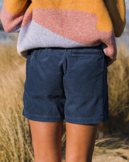 Avian Cord Short  - Dark Denim - Lifestyle