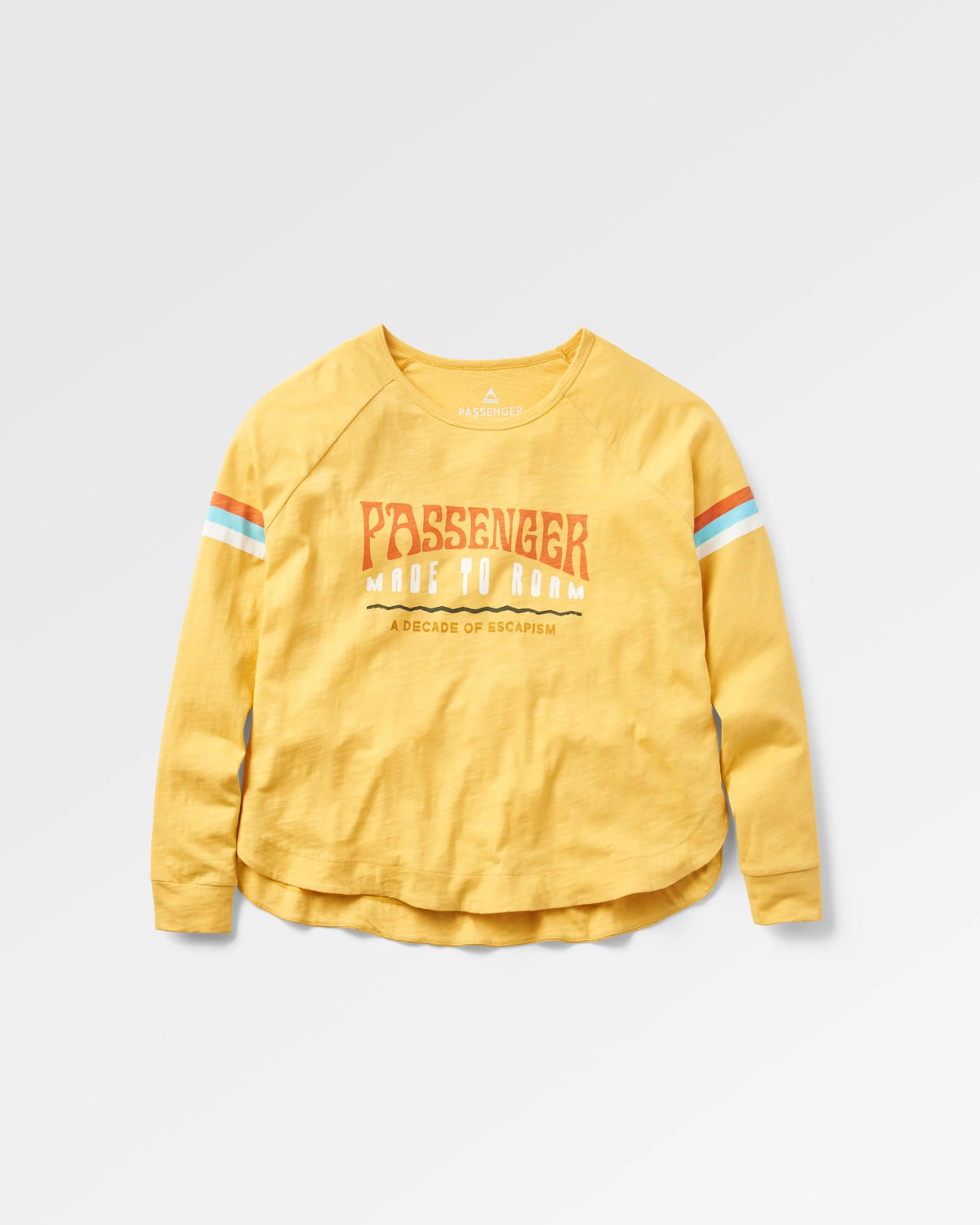 La Sarena Oversized LS T-Shirt - Ochre Yellow - Flatlay