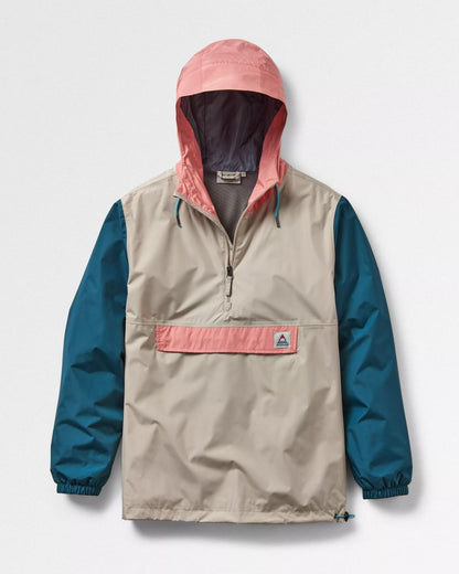 Eden Oversized Water Resistant Jacket - Feather - Flatlay