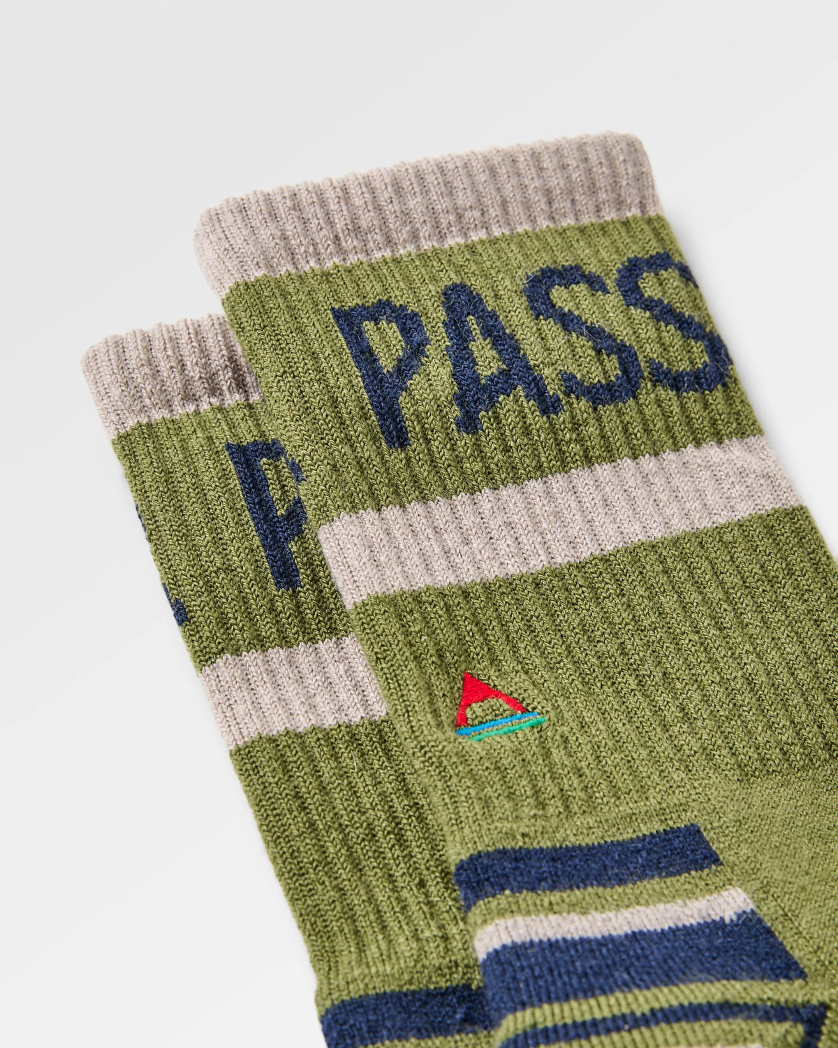Tahoma Active Socks - Khaki - Flatlay