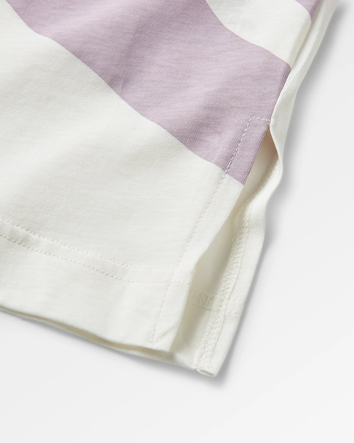 Sunsets Cotton LS T-Shirt - Marshmallow - Flatlay