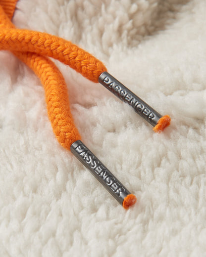 Nestling Polar-Lined Sherpa Fleece - Tidal Blue - Flatlay