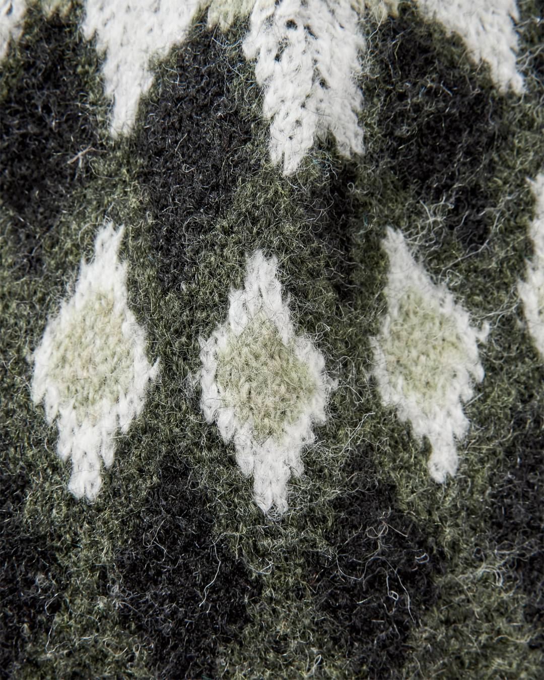 Snowdrop Bobble Hat - Khaki - Flatlay