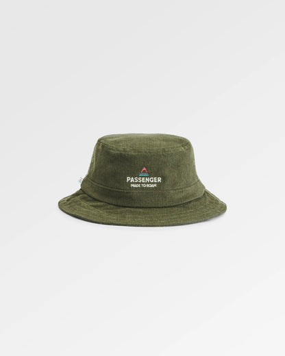 Forest Cord Bucket Hat - Khaki - Flatlay