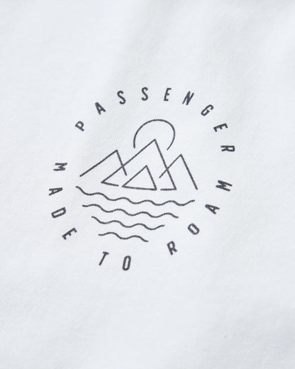 Remote T-Shirt - White - Flatlay