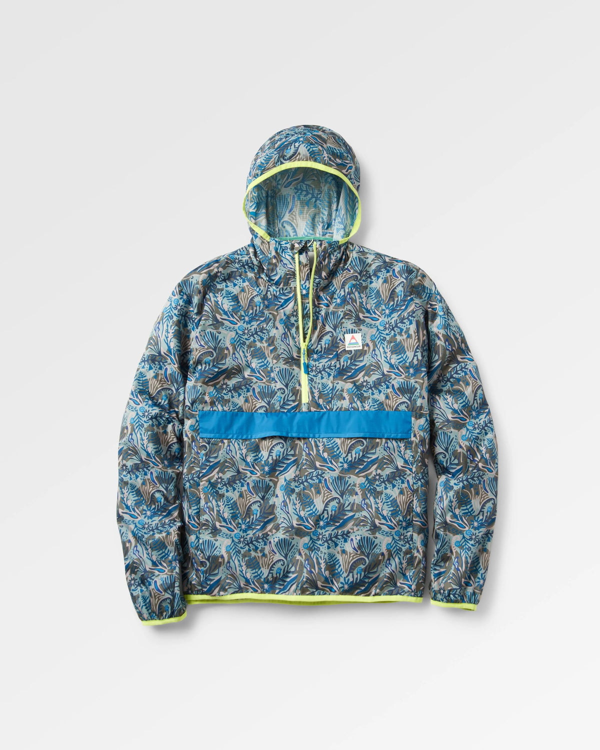 Gusto Windshell Anorak - Abstract Seaweed Pistachio - Flatlay