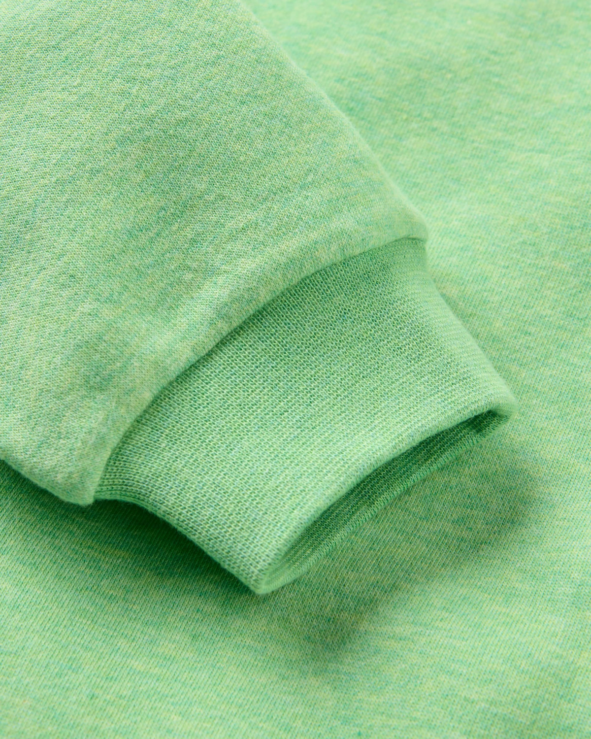 Legacy Sweatshirt - True Green Marl - Flatlay