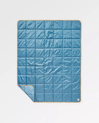 Travel Ripstop Blanket - Washed Blue - Flatlay