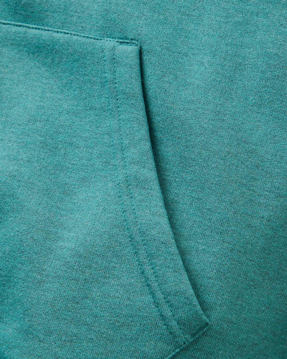 Vita Hoodie - Ocean Teal Marl - Flatlay