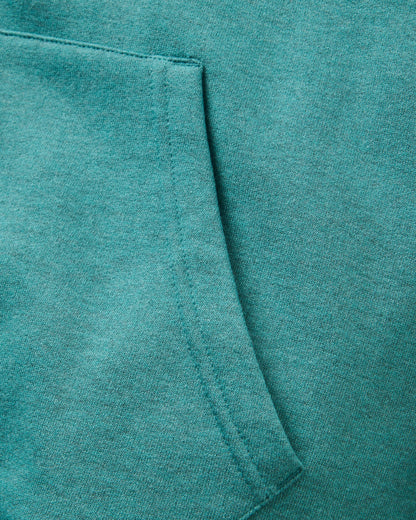 Vita Hoodie - Ocean Teal Marl - Flatlay