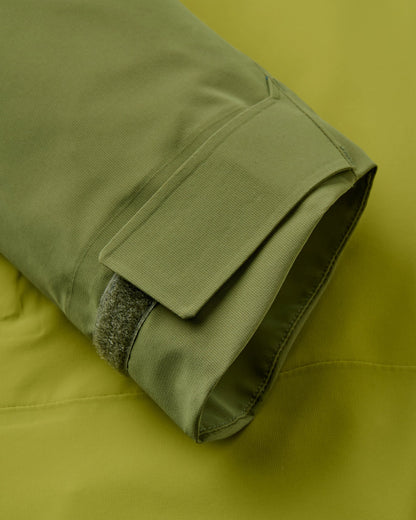 Trailscape Men's 3L Waterproof Jacket - Clover/Tea Green - Flatlay