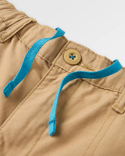 Rif-Raf Cotton Ripstop Short - Biscuit - Flatlay