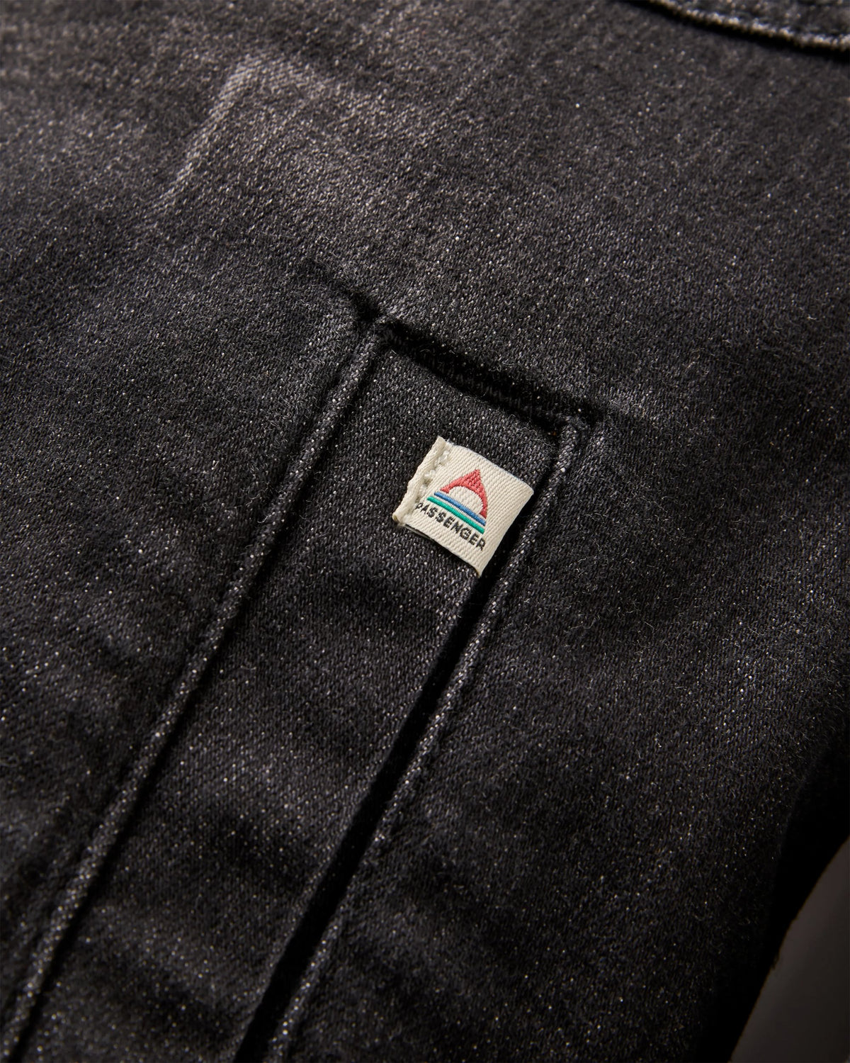 Stella Denim LS Shirt - Washed Black Denim - Flatlay