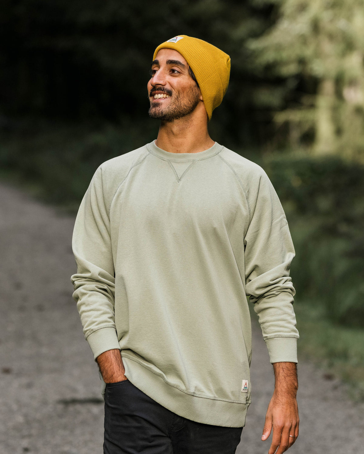 Heritage Men's Sweatshirt - Pistachio - Lifestyle