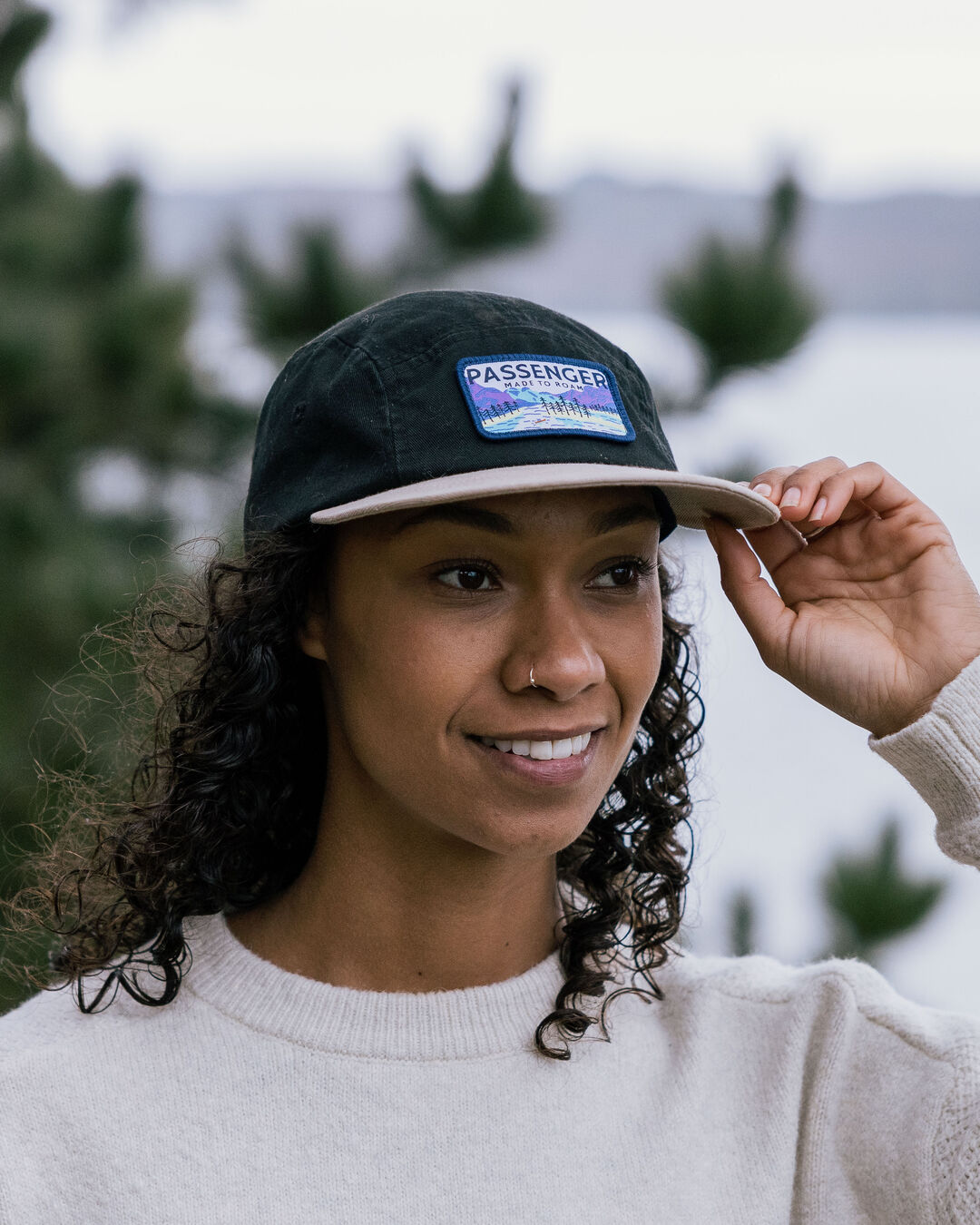 Love The Wild 5 Panel Cap - Black - Lifestyle - Female