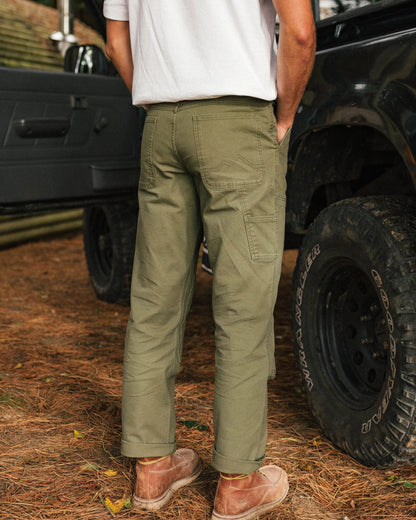 Vantage Cotton Canvas Trouser - Khaki - Lifestyle