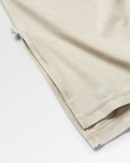 Pacifica Active LS Top - Birch Marl - Flatlay