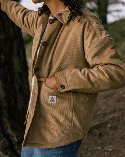 Flint Corduroy Overshirt - Biscuit - Lifestyle