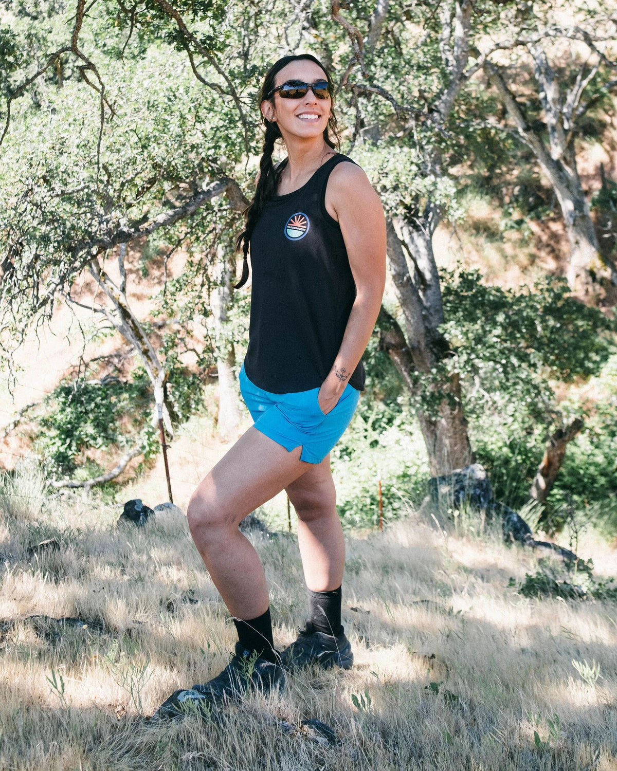 Roundtrip Trail Short 5" - Bluejay - Lifestyle