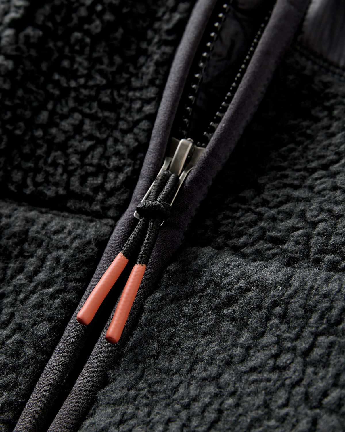 Reconnect Sherpa Fleece - Black - Flatlay