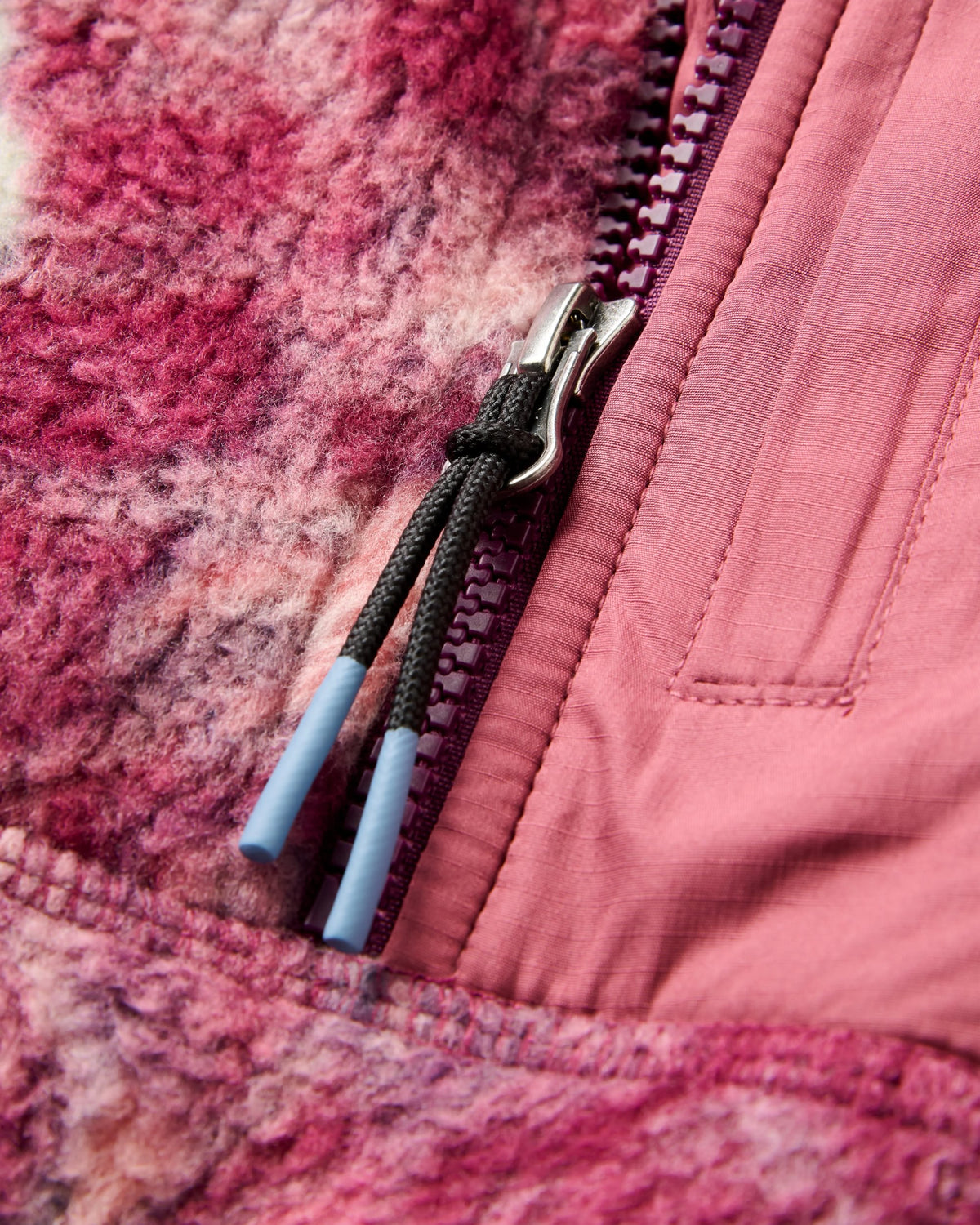 Home Sherpa Fleece - Frost Fig - Flatlay