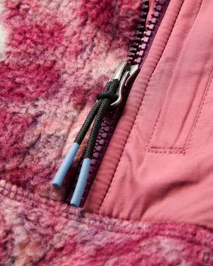 Home Sherpa Fleece - Frost Fig - Flatlay