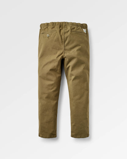 Adventurer Canvas Trouser - Dark Olive - Flatlay