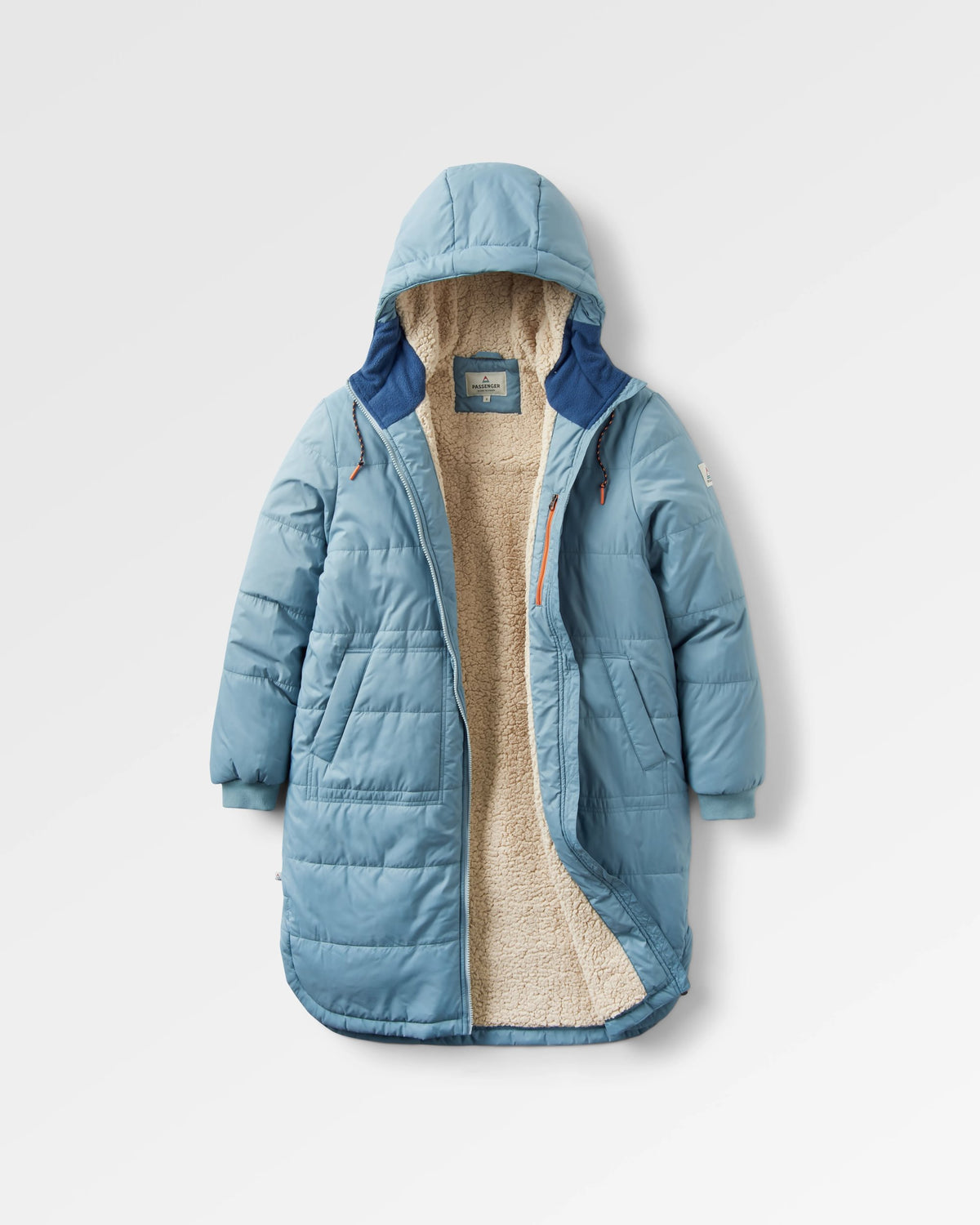 Flora Sherpa Lined Parka - Arctic - Flatlay