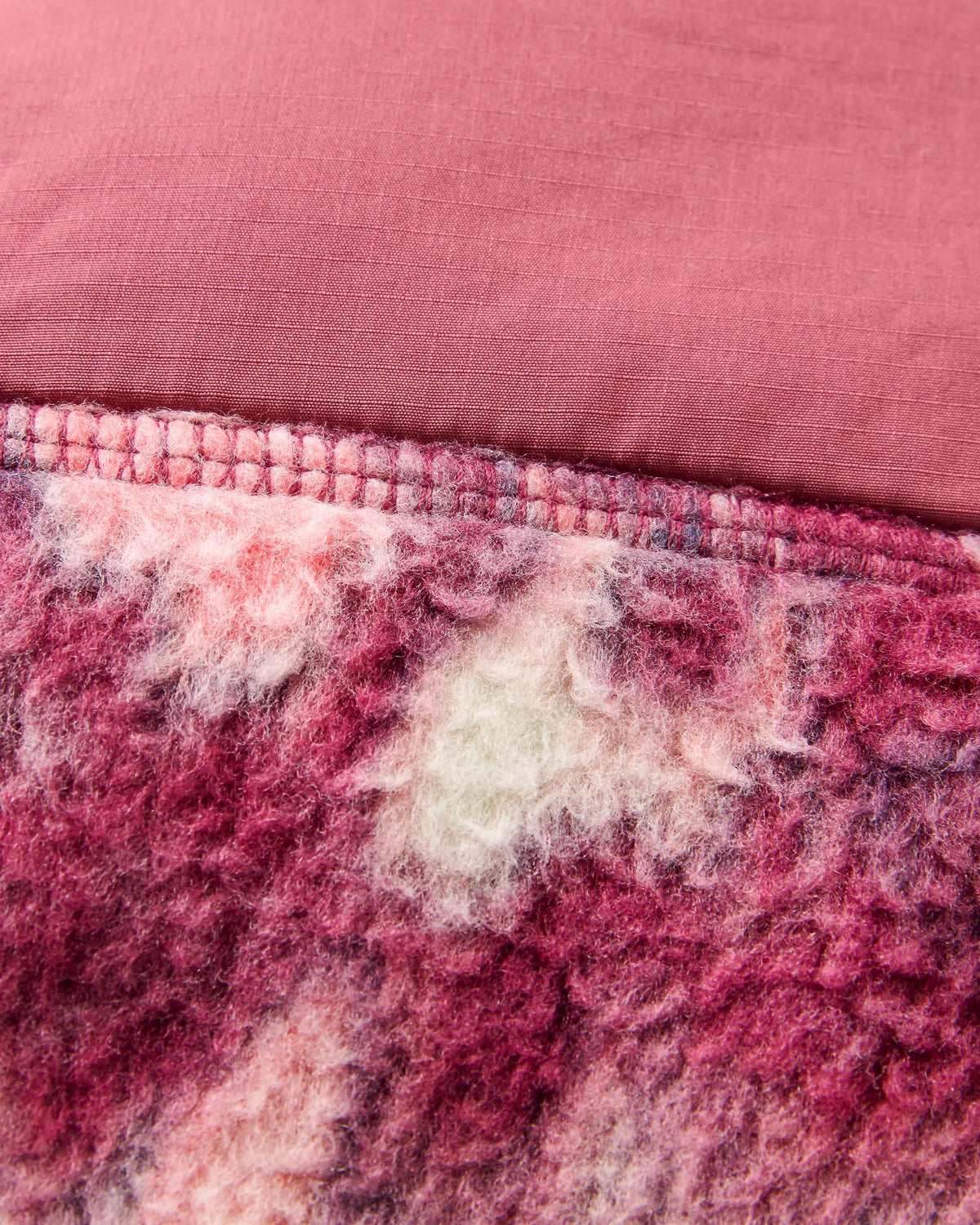 Home Sherpa Fleece - Frost Fig - Flatlay