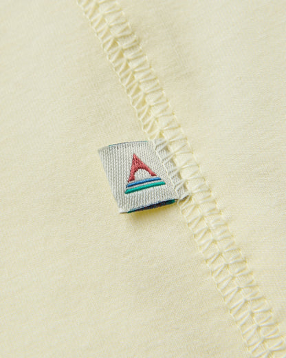 Chase The Light Drirelease® Active T-Shirt - Pale Yellow - Flatlay