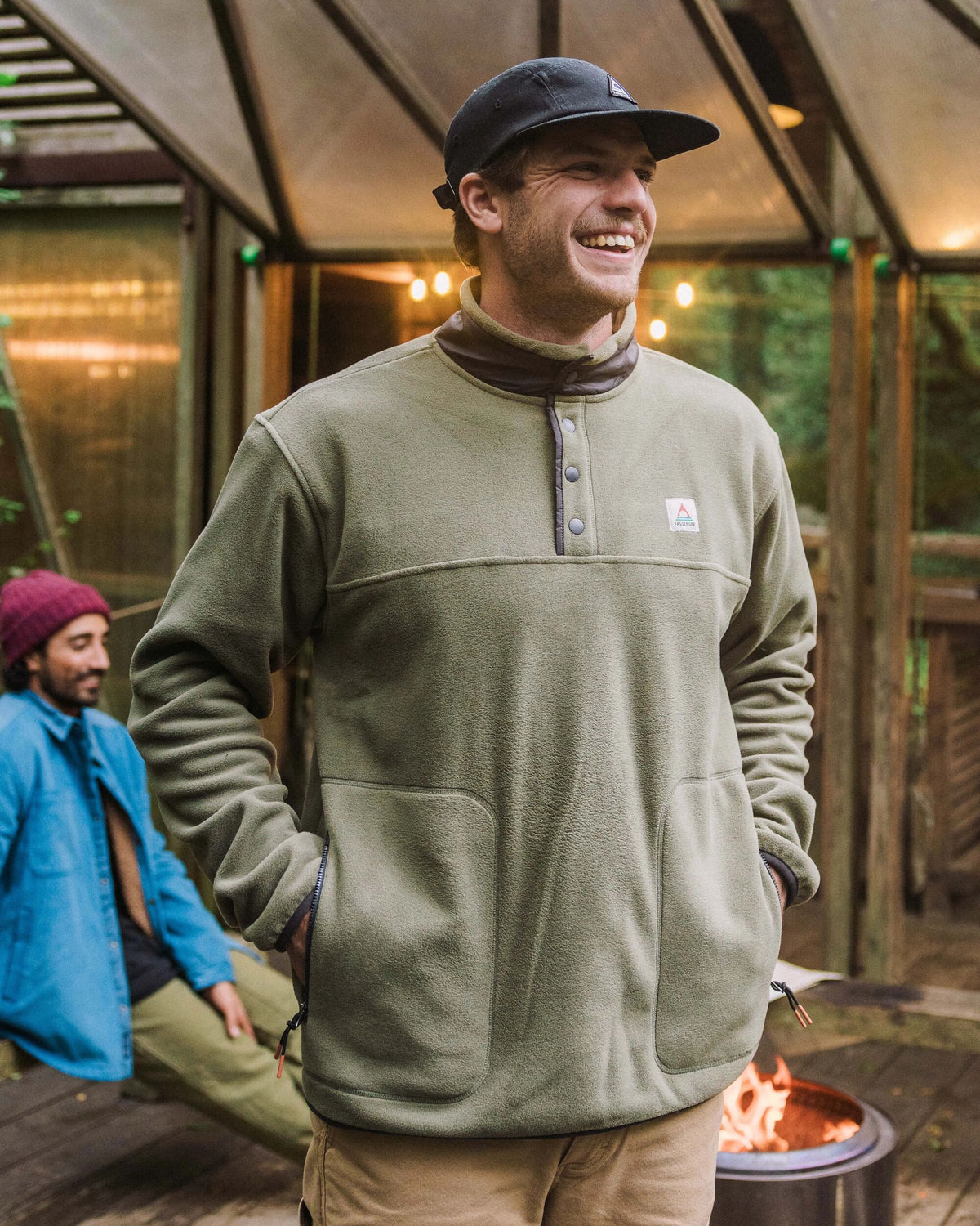 Dusk Polartec® Fleece - Dusty Olive - Lifestyle