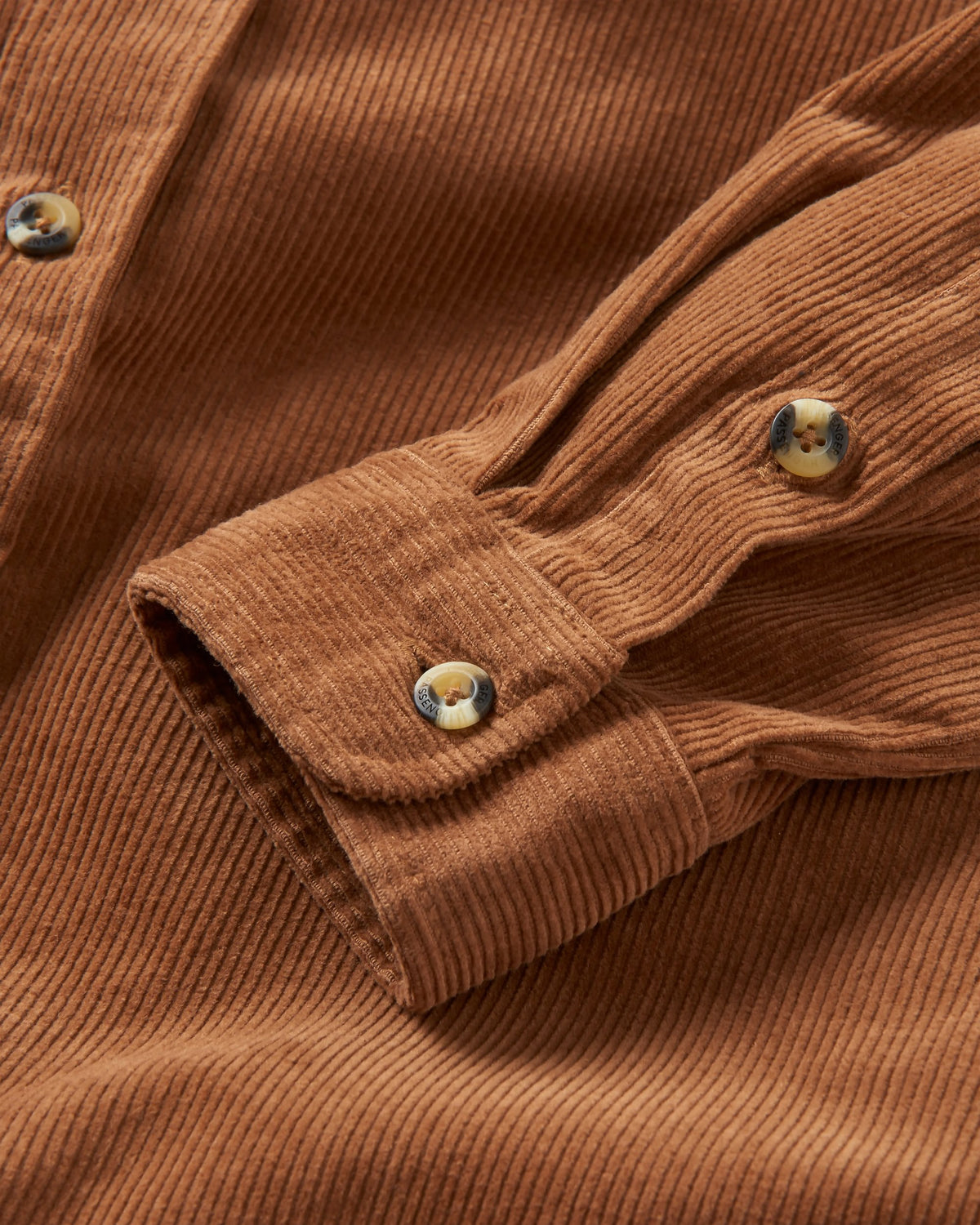 Backcountry Corduroy Shirt - Toffee - Flatlay