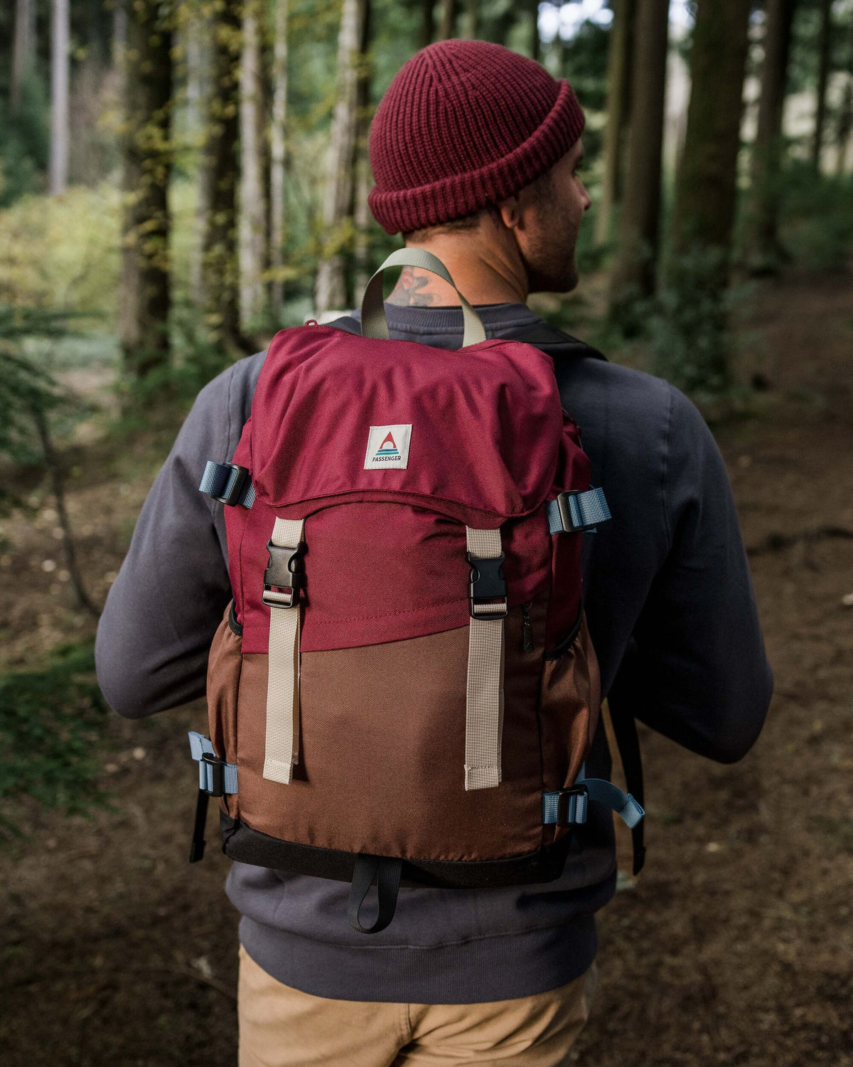 Boondocker 26L Backpack - Burgundy/Chestnut - Lifestyle - Male
