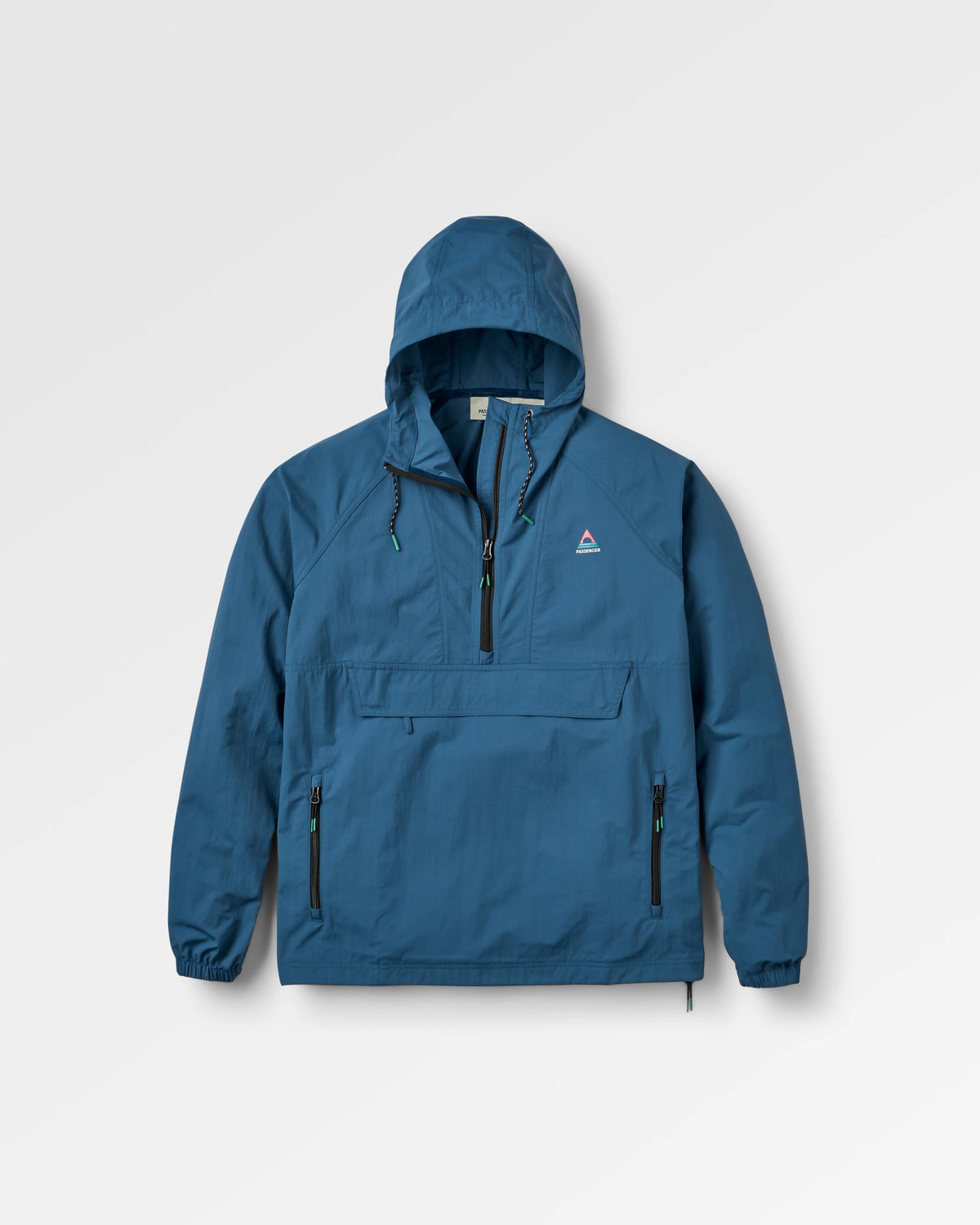 Seek Out Wind Resistant Anorak - Dark Denim - Flatlay