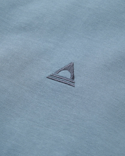 Vita Logo Relaxed Fit T-Shirt - Stormy Blue  - Flatlay