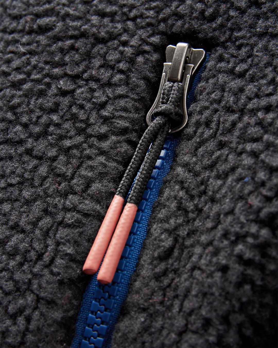 Home Sherpa Fleece - Black - Flatlay