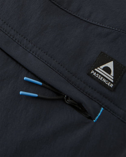 365 Trail Roll Up Trouser - Black - Flatlay