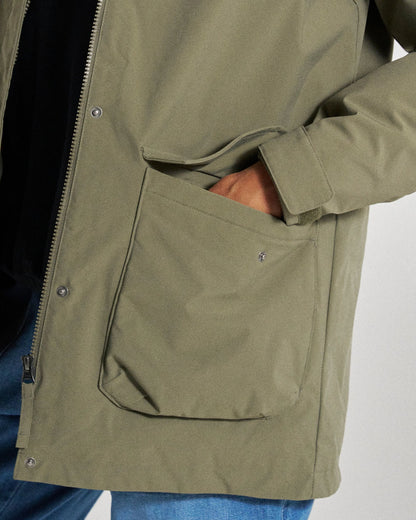 Alaska Insulated Parka - Dusty Olive - Studio Model