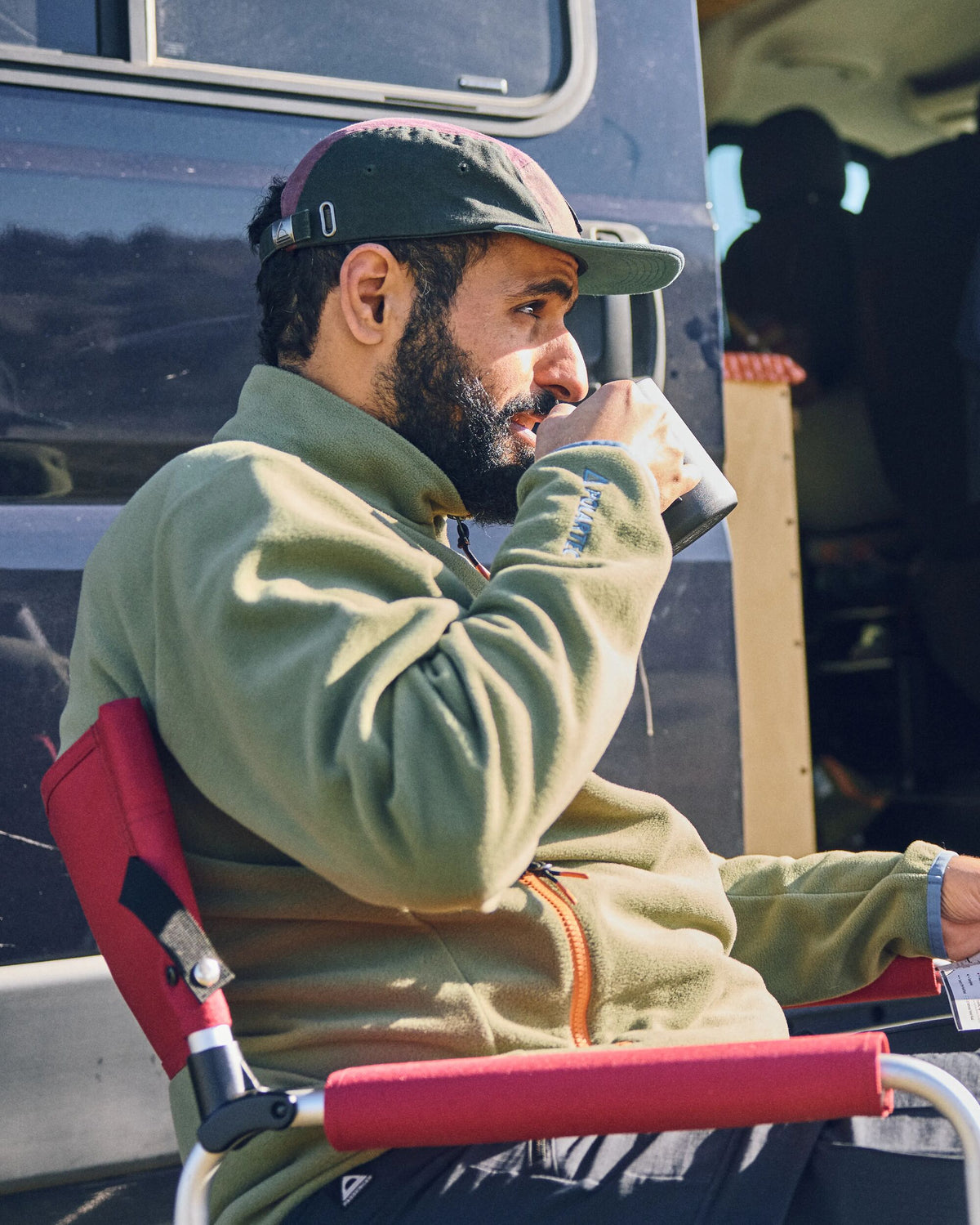 Switchback Micro Polartec® Fleece - Khaki - Lifestyle
