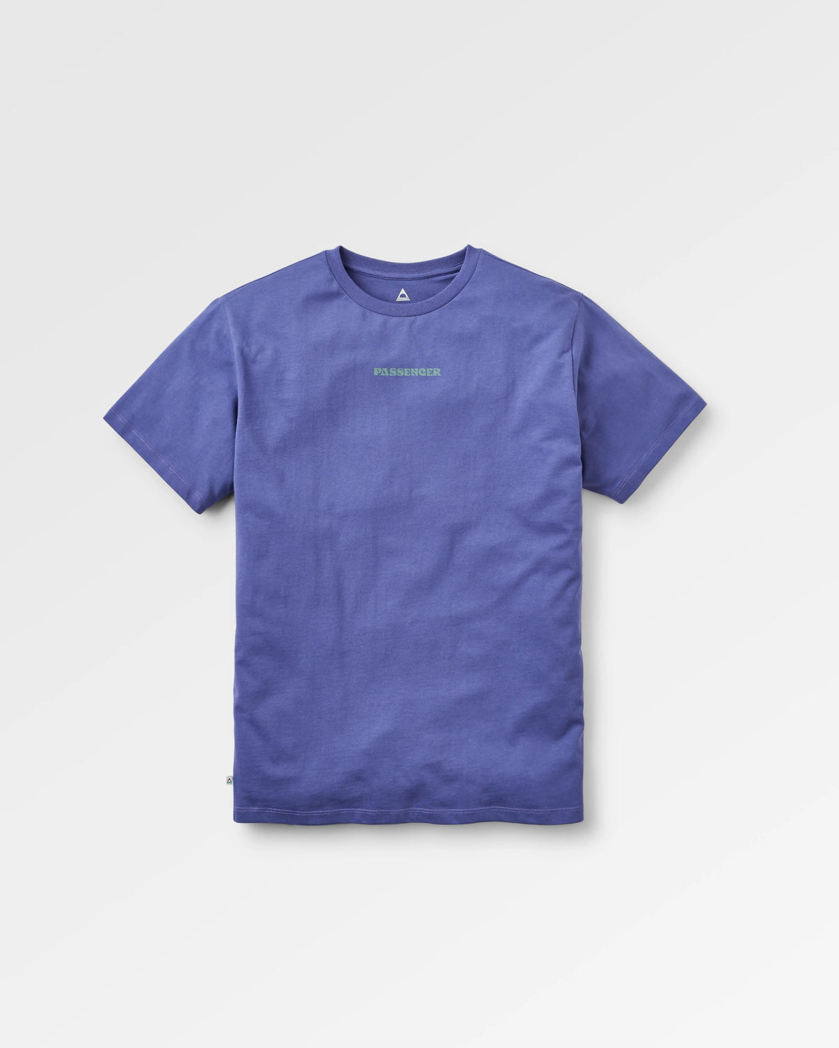Tall Pines Men's T-Shirt - Purple Indigo - Flatlay